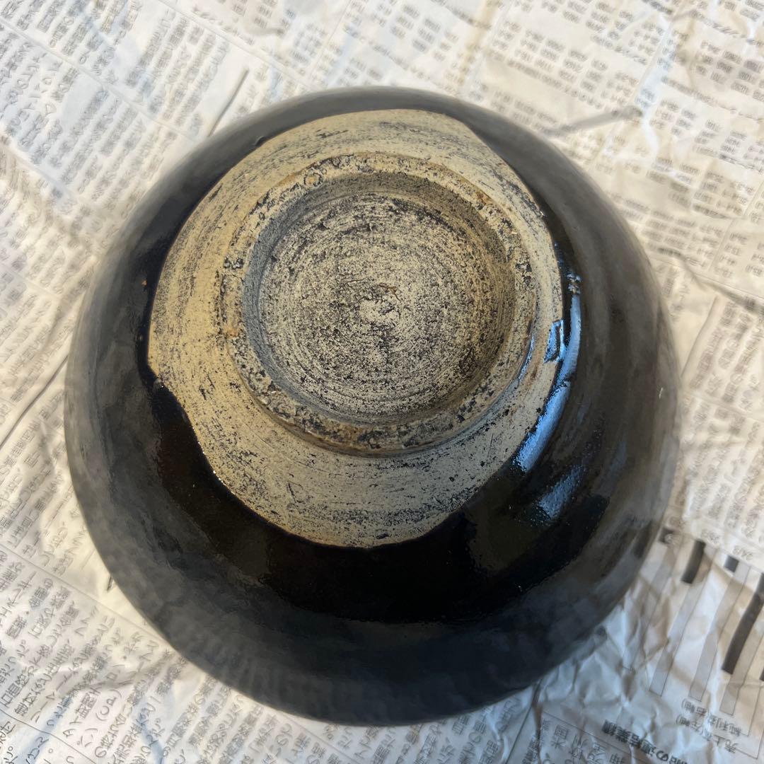 黒い茶碗 光沢仕上げ