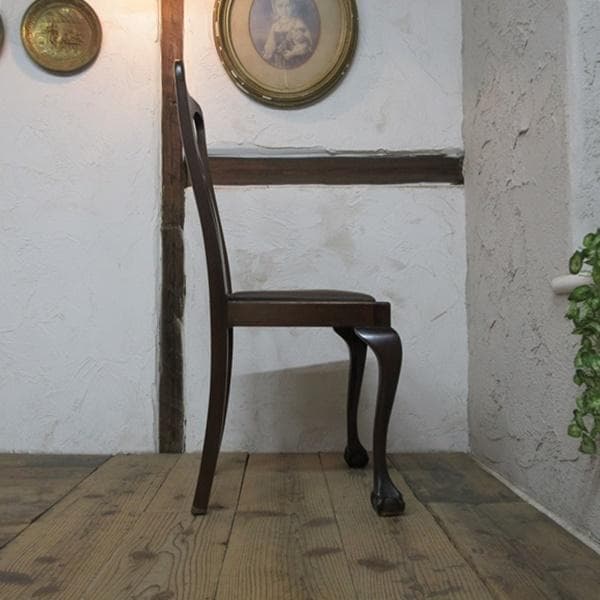 イギリス アンティーク 家具 ダイニングチェア 椅子 イス 英国 4165e