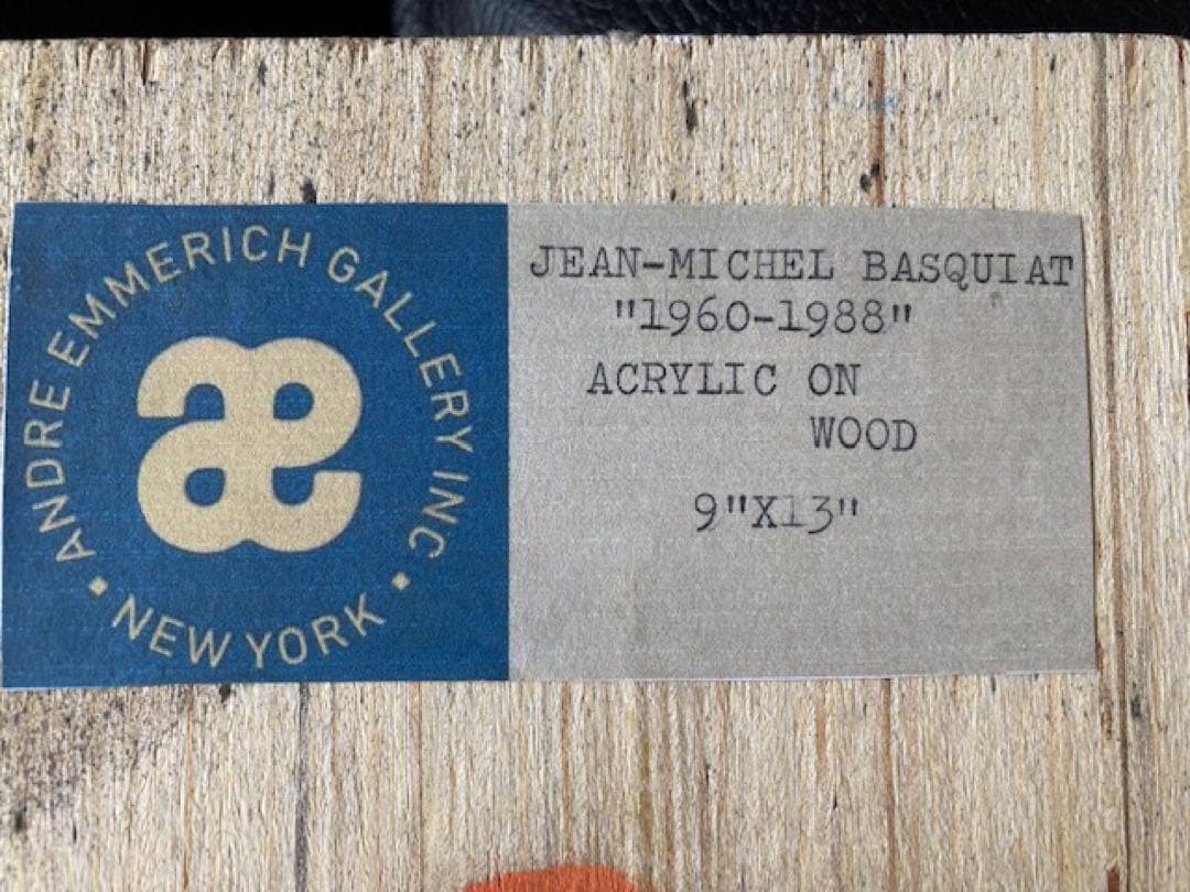 バスキア JEAN-MICHEL BASQUIAT 油絵 2