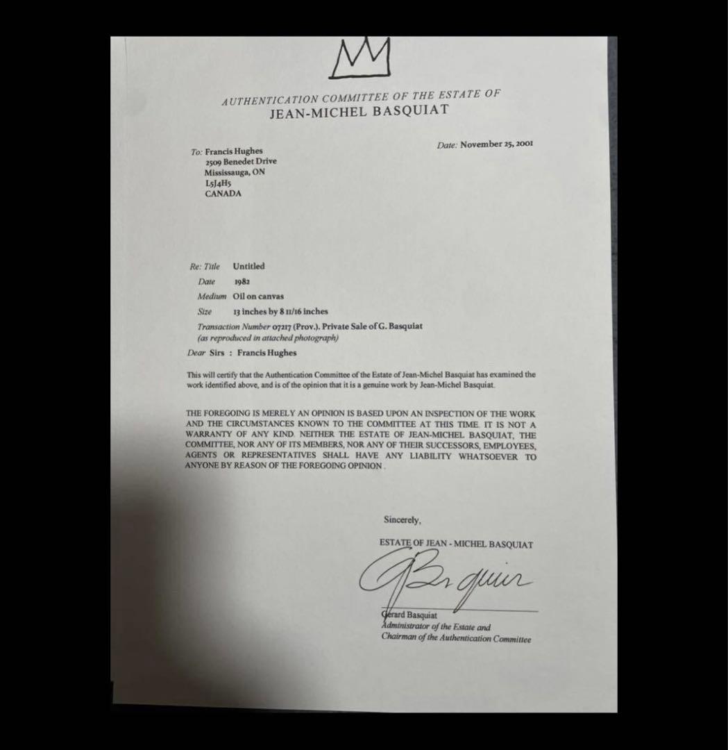 バスキア JEAN-MICHEL BASQUIAT 油絵 2