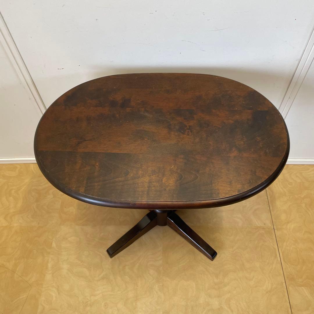 北海道民芸家具 テーブル サイドテーブル ダイニングテーブル 花台 ビンテージ