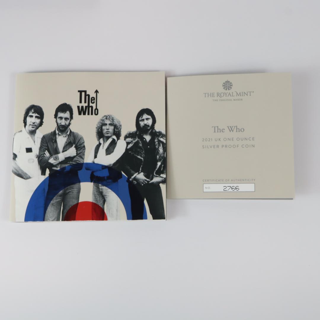 2021年 The Who ザ・フー 1オンス 2ポンド プルーフ 銀貨