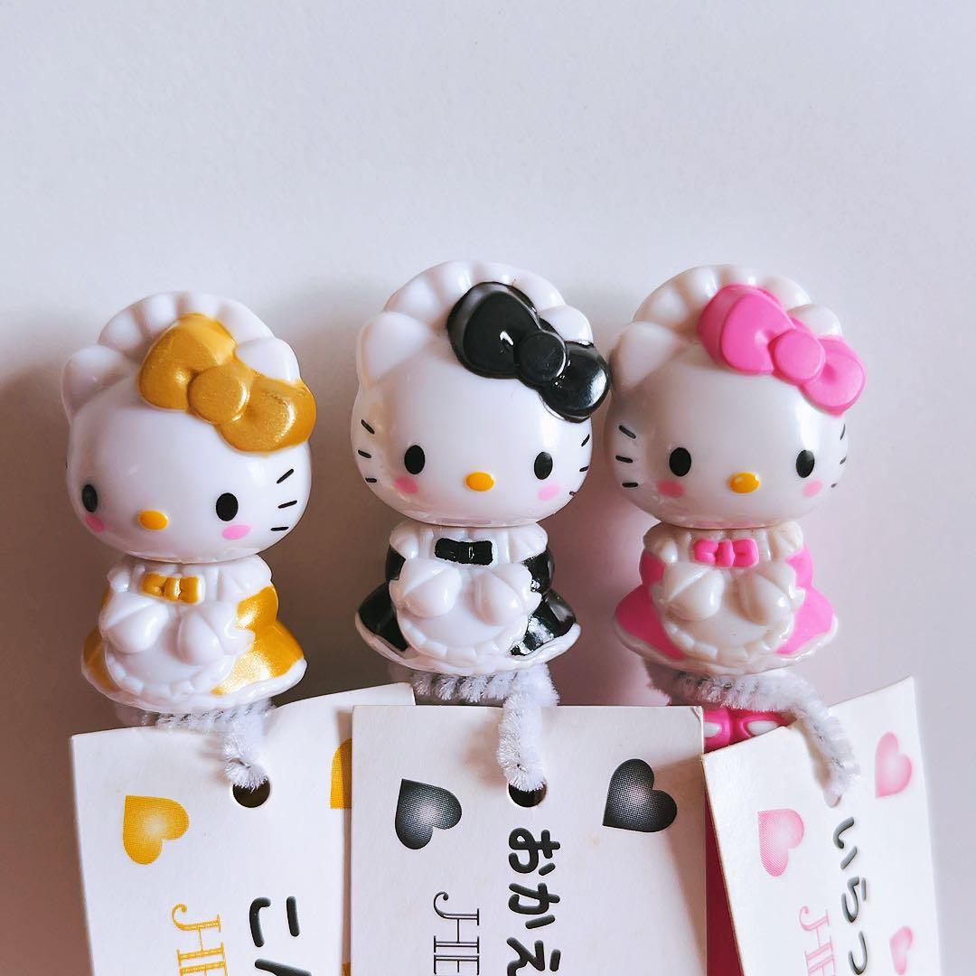 希少レア　ハローキティ　マスコット付きボールペン　メイド　2006 サンリオ