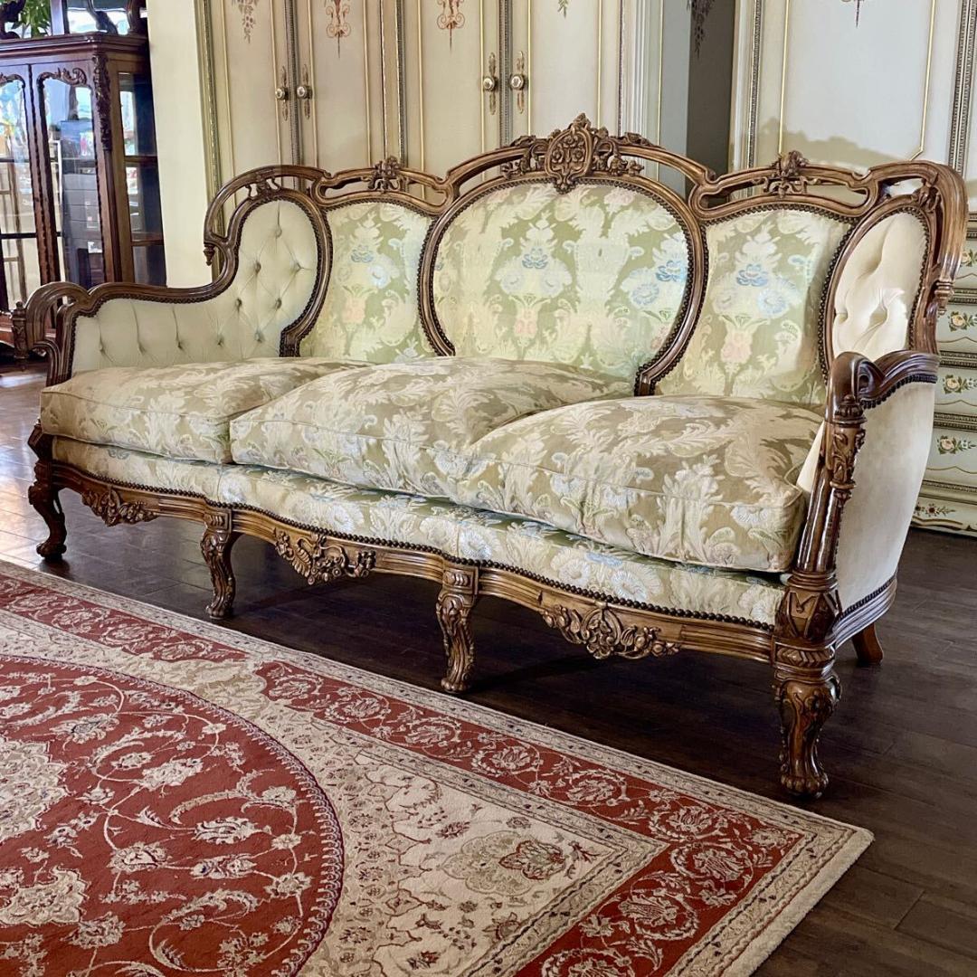 n3135r116 イタリア モビリセディア ネオクラシック 3人掛けソファ