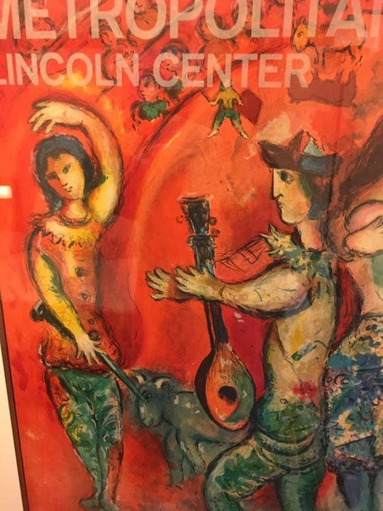 シャガール　カルメン　リトグラフ