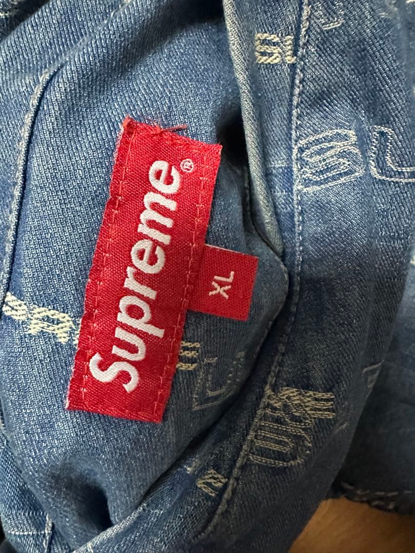 supreme シュプリーム デニム パーカー ジャケット　XL