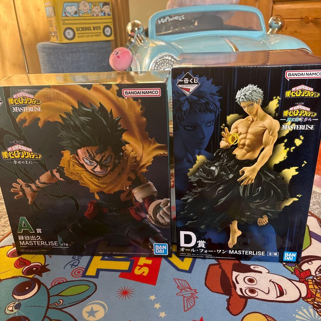 僕のヒーローアカデミア 幸せの上にA賞更に向こうへ D賞 フィギュアセット