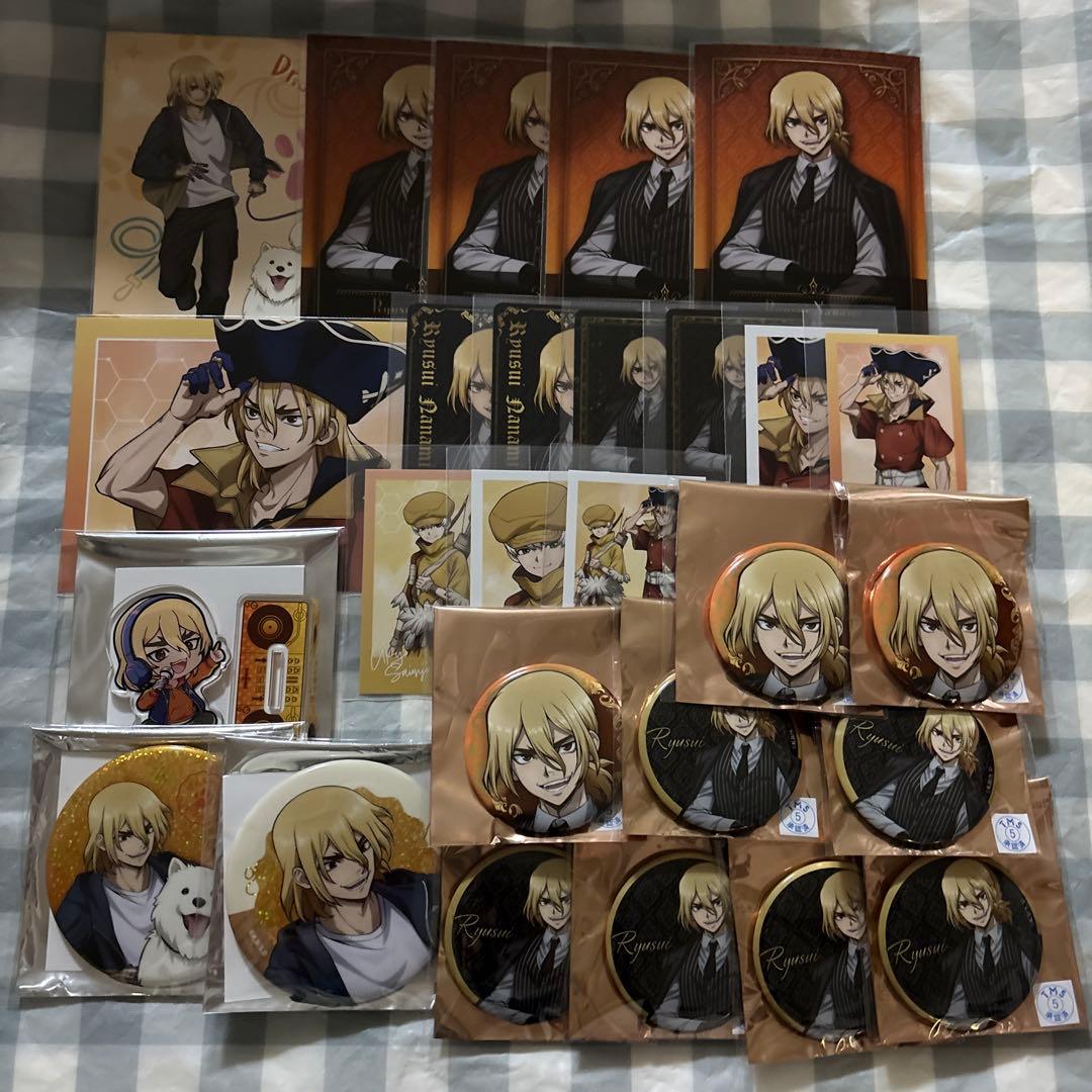 Dr.STONE 七海龍水 ジャンフェス THEキャラ 缶バッジ