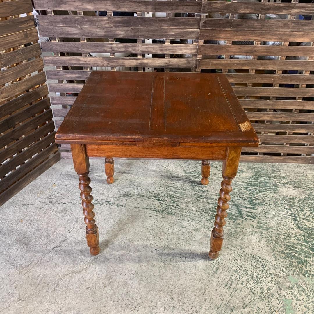 J762 ヴィンテージ 木製テーブル バタフライテーブル ツイストレッグ