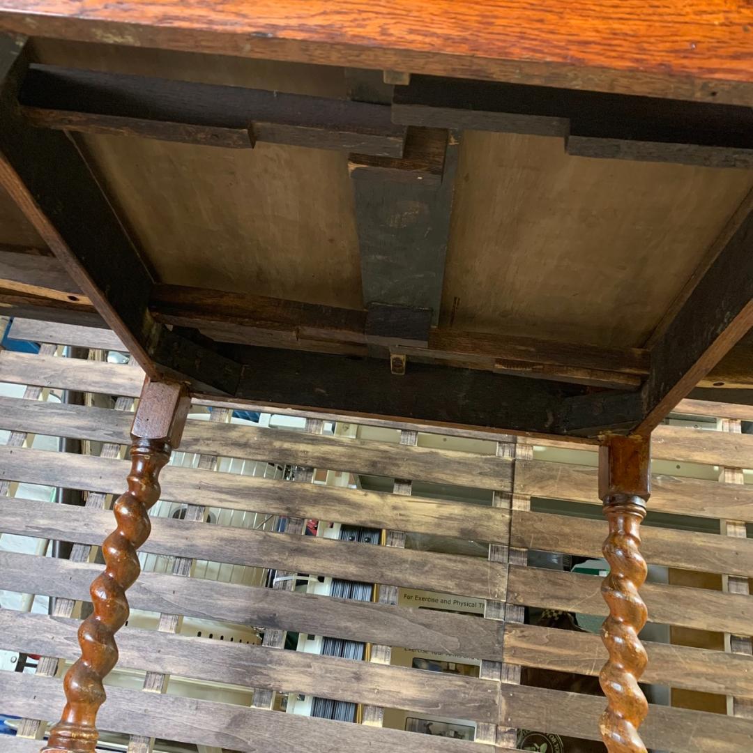 J762 ヴィンテージ 木製テーブル バタフライテーブル ツイストレッグ