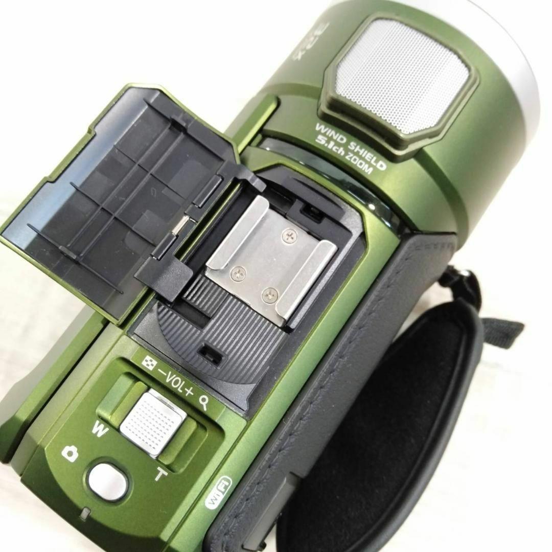 パナソニック 4Kビデオカメラ 64GB HC-VX2M フォレストカーキ