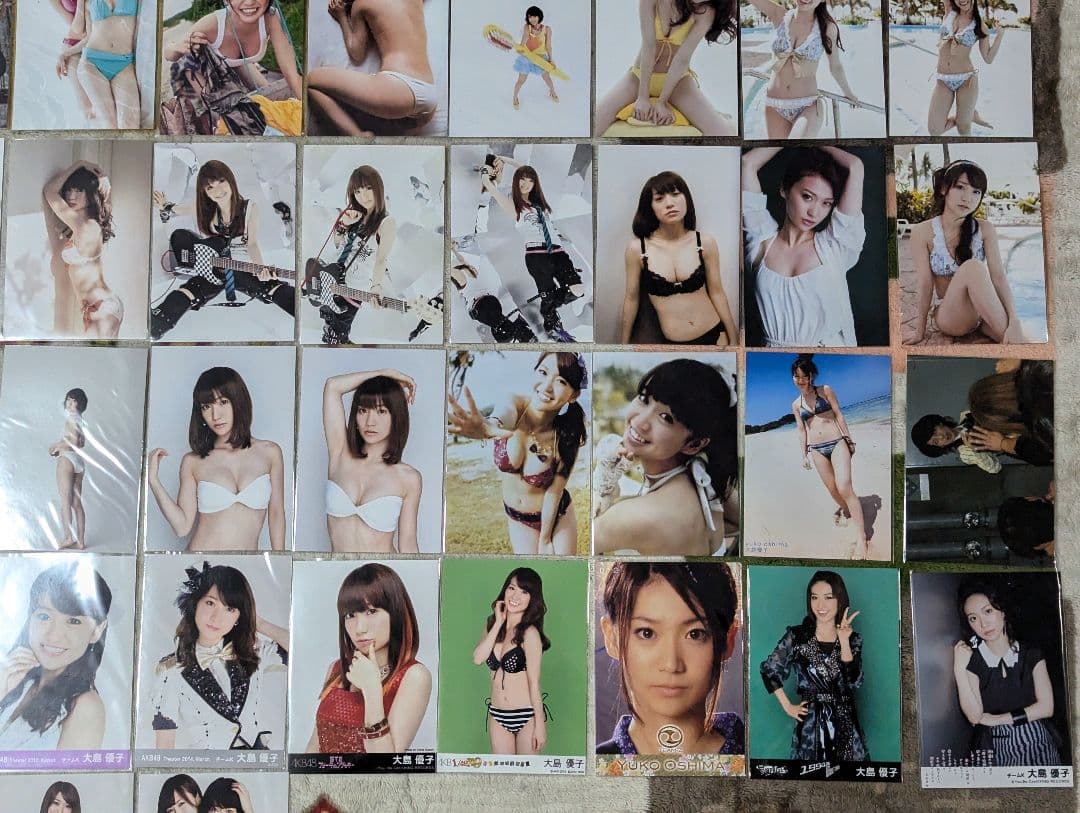 公式&非売品 美品 オフショット 生写真 無修正 65枚 大島優子⑥