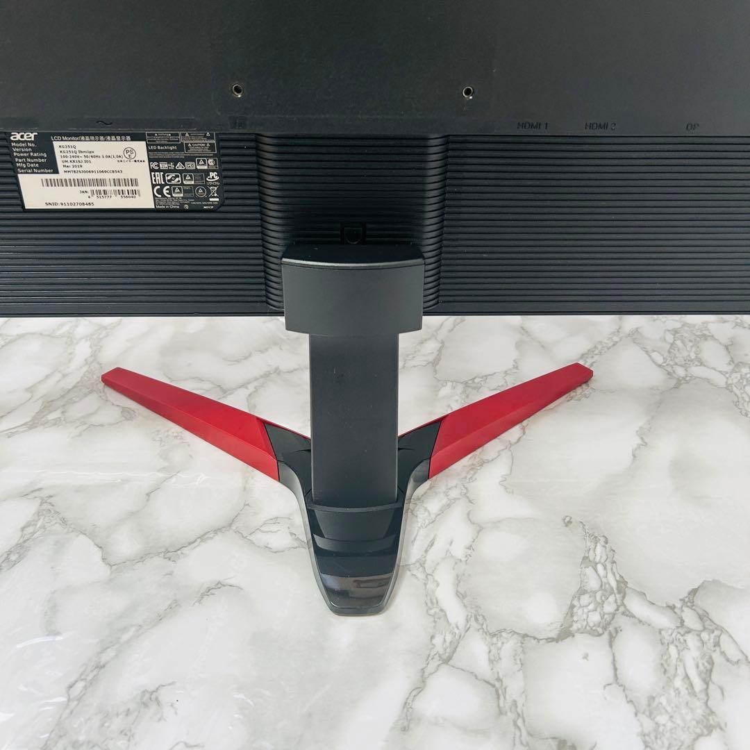 Acer ゲーミングモニター KG251QIbmiipx 24.5インチ