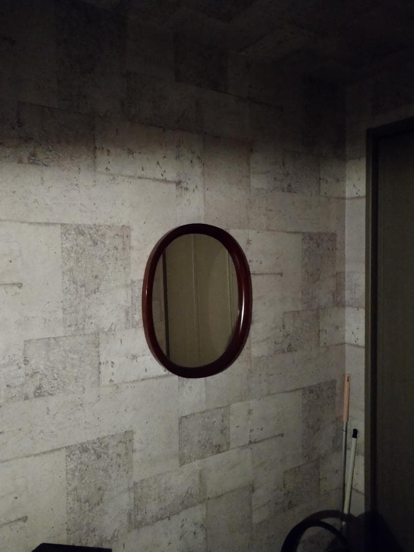 ☆柳宗理氏の名作、秋田木工社製の曲木ウォールミラー