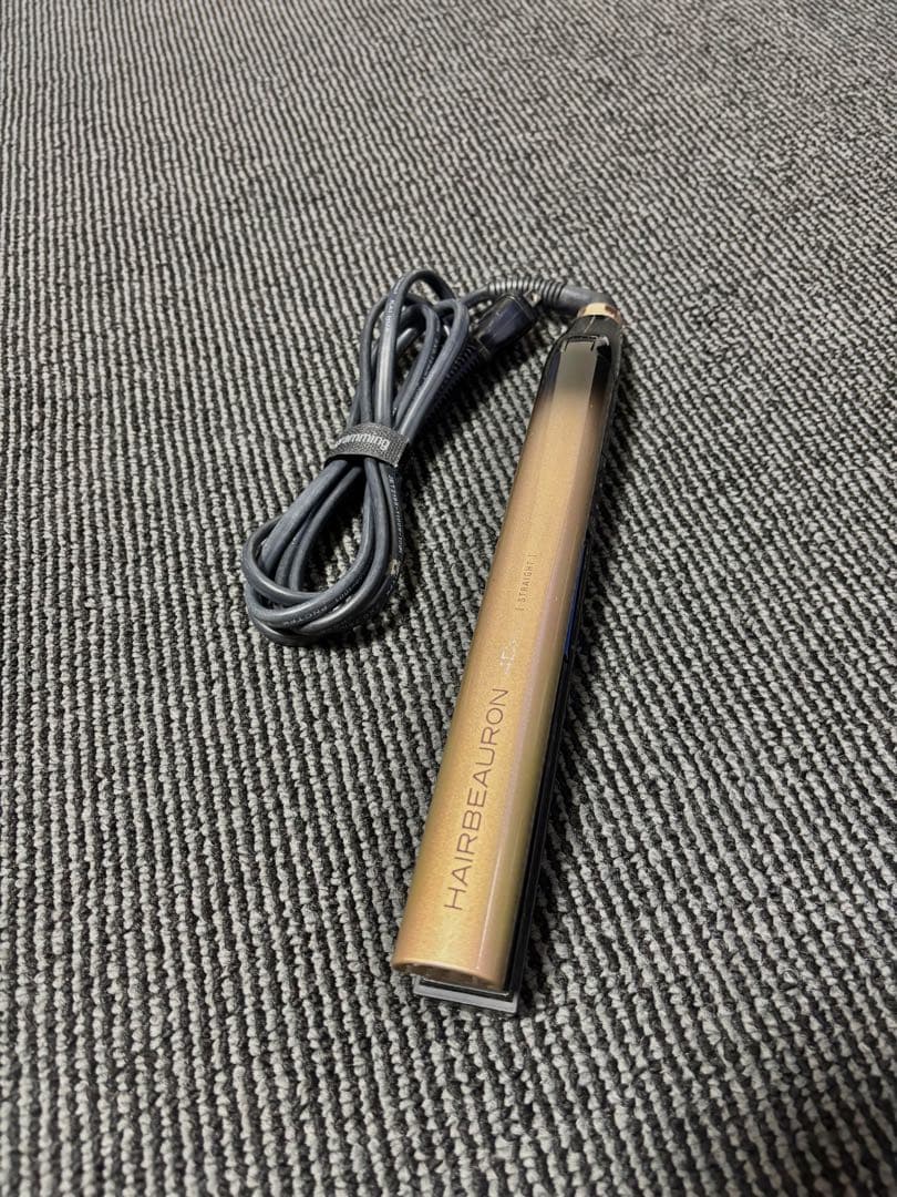 HAREBEAIRON ストレートヘアアイロン ブラック/ゴールド　ジャンク品