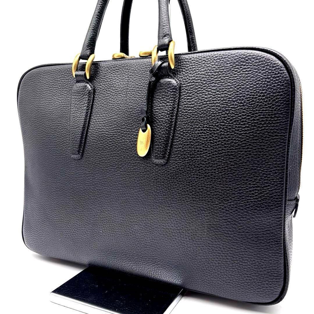 トフアンドロードストーン　Vブリーフ　ビジネスバッグ　A4可　レザー