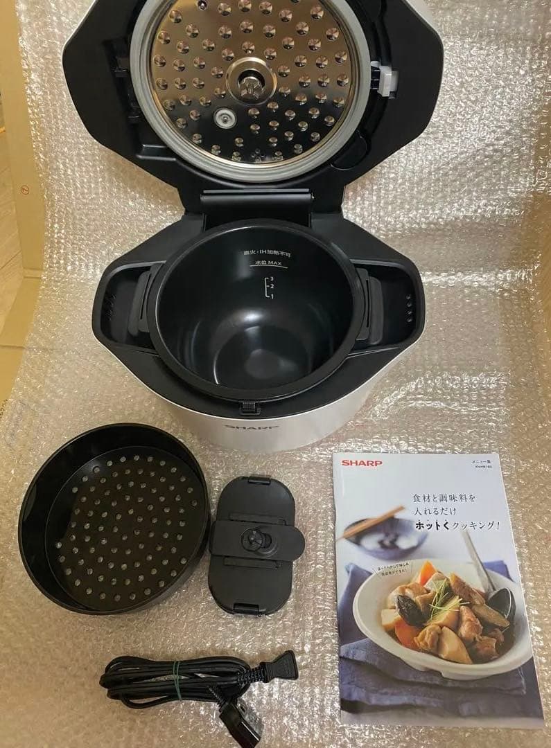 SHARP ホットクック　HEALSIO 電気圧力鍋 取扱説明書付き