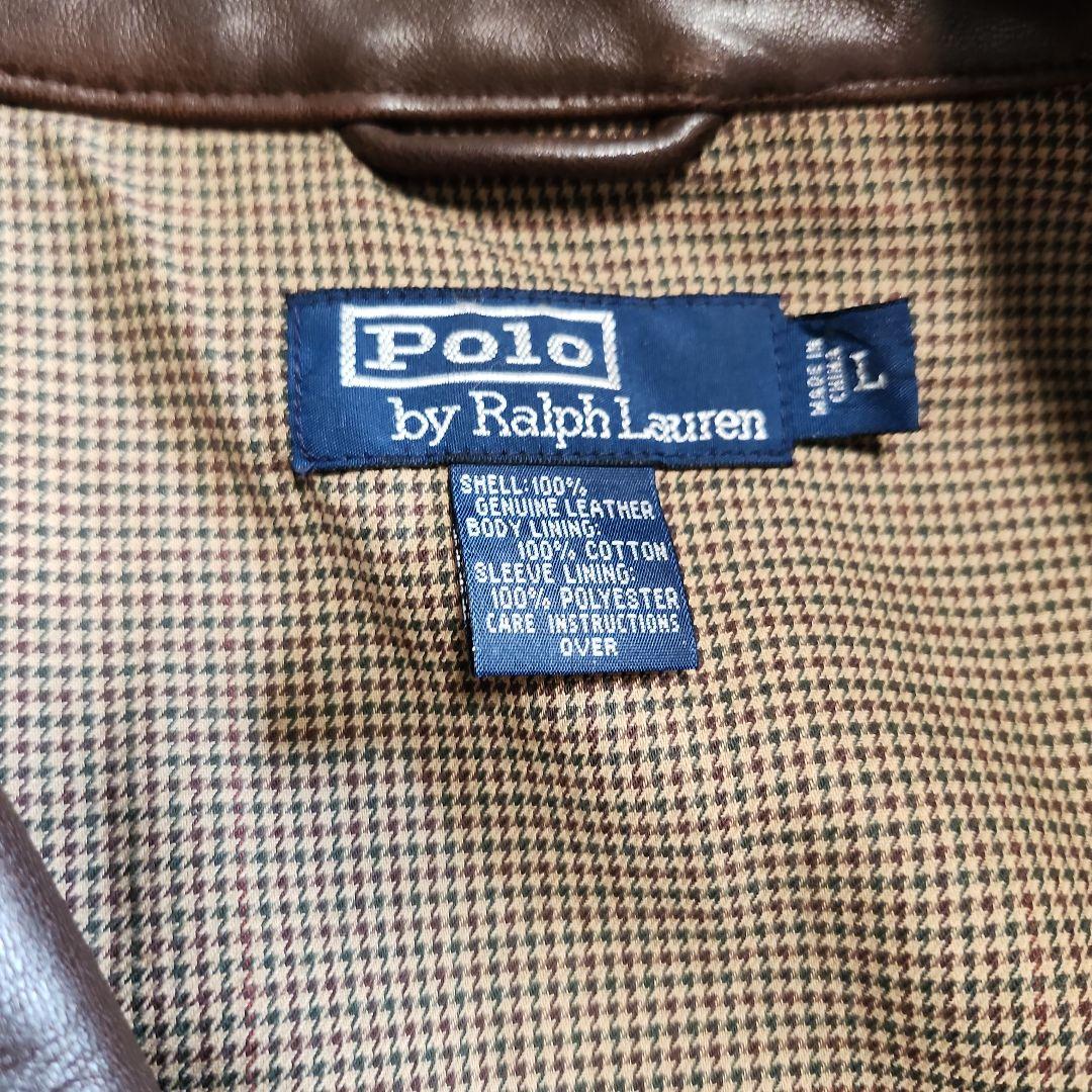 専用 90s Polo by Ralph Laurenレザージャケット　ラルフ