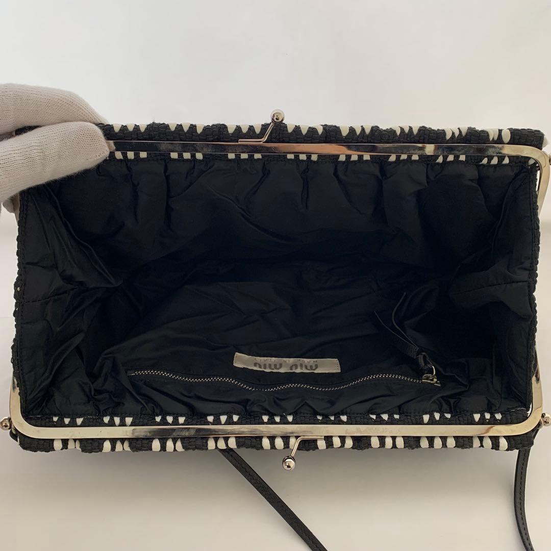 miumiu ミュウミュウ アーカイブ がま口 ワンショルダー ミニバック