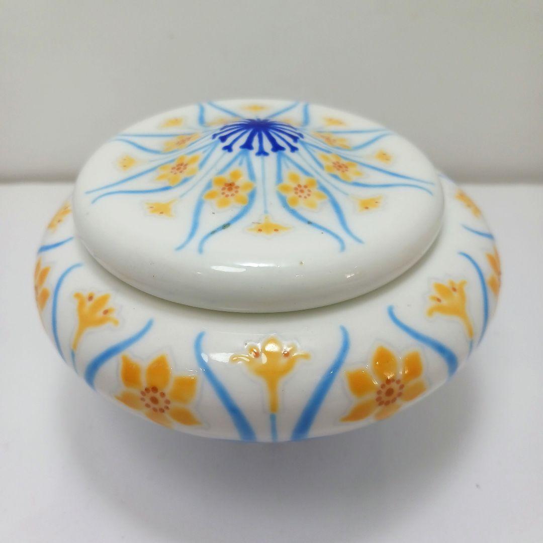 Y720 セーブル ヴィンテージ フランス製 希少 水仙図蓋物　ten