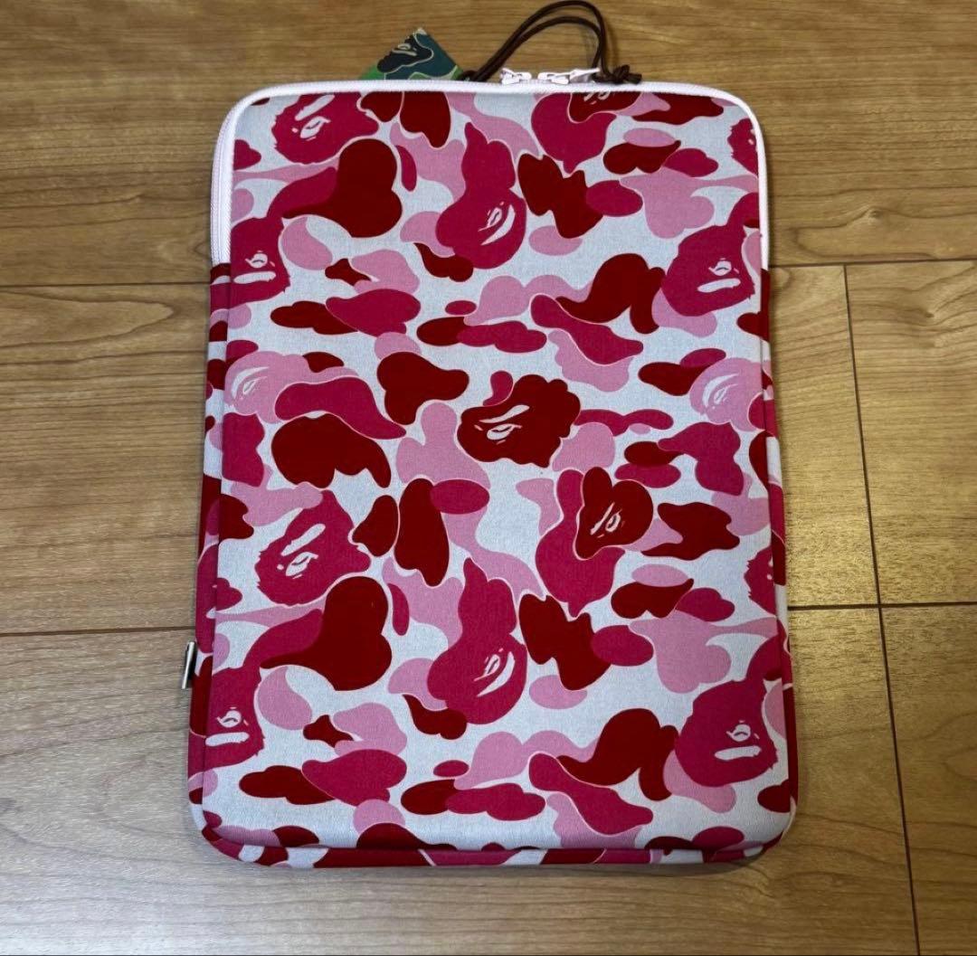 ノートPCケース A BATHING APE ABC PINK CAMO PC CASE