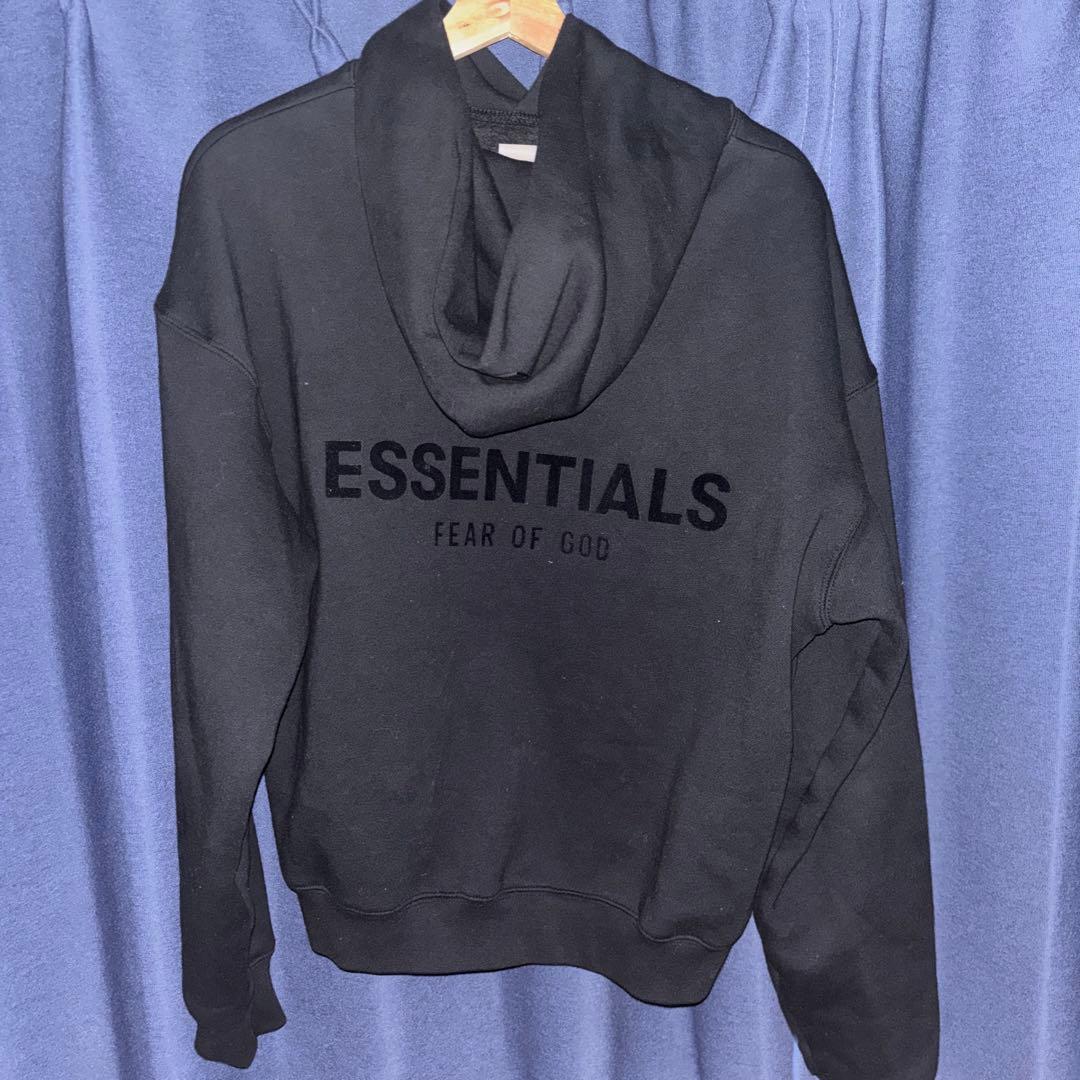 ESSENTIALS パーカー xs ブラック