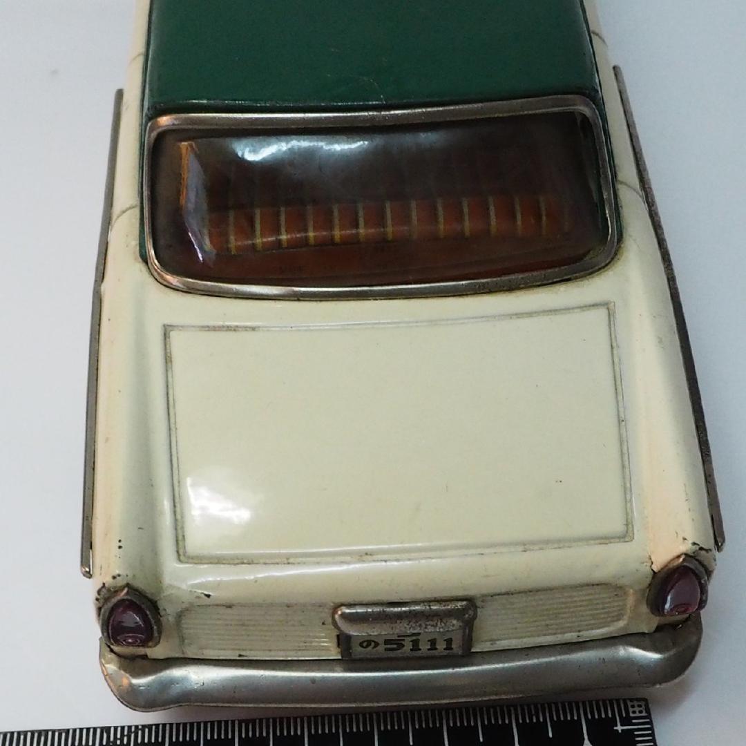 イチコー【日野コンテッサ 緑/白 ホイル1個交換ミラー自作】ブリキ ミニカー箱無