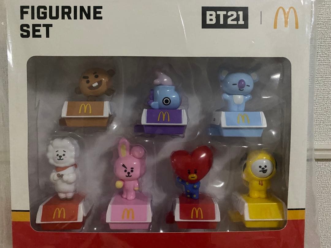 bt21 フィギア　マック　コンプリートセット