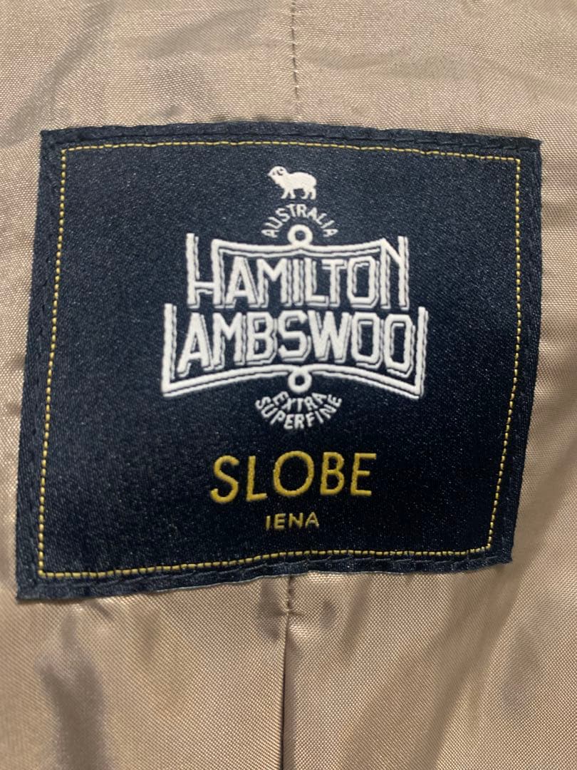SLOBE IENA 定番のHAMILTONWOOLシリーズ チェスターコート