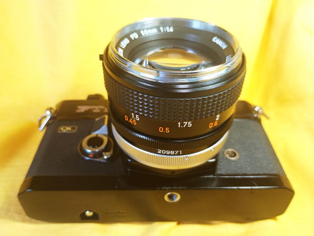 CANONーFTb＋FD50mm 1：1.4【きれいな作動品中古】