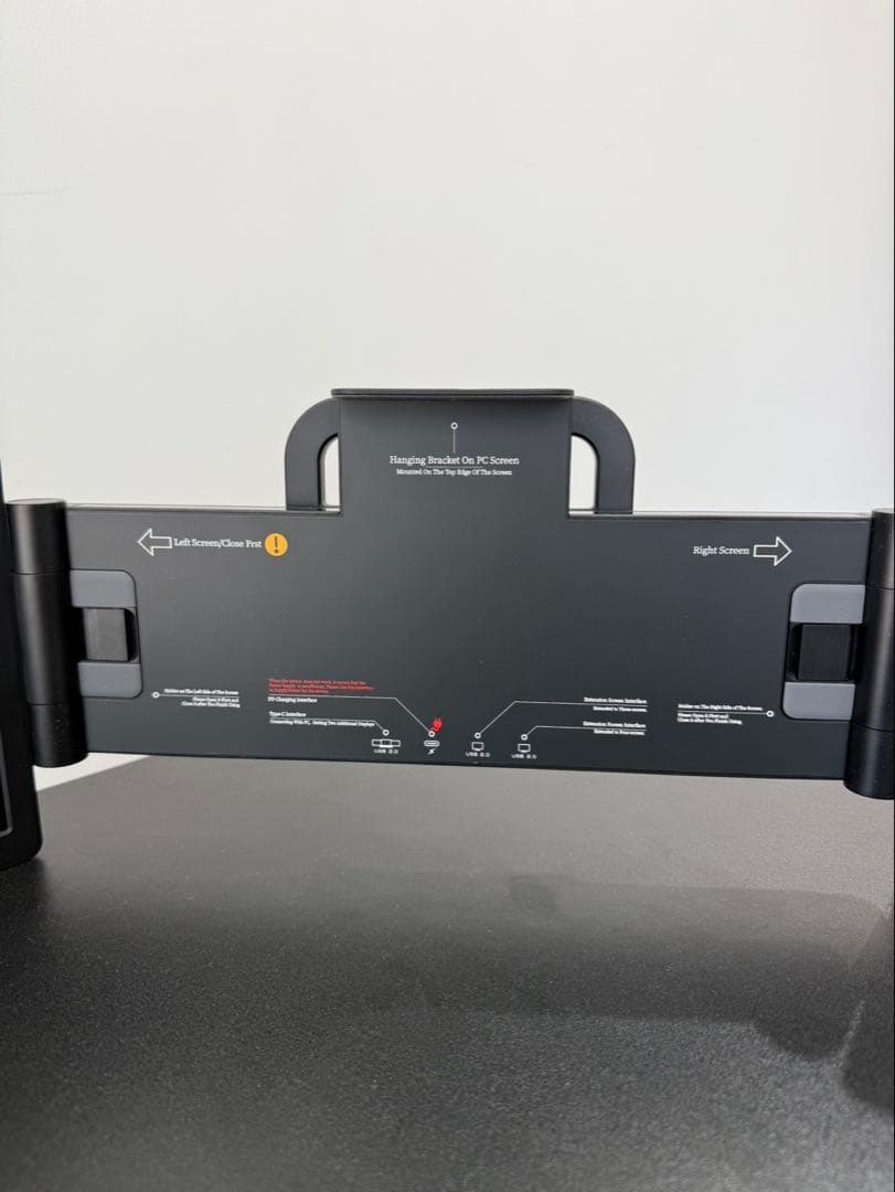 USB-C 2画面デュアルモニター フルHD折りたたみ式