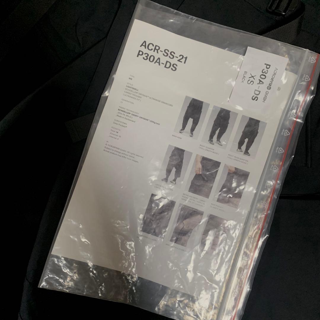 パンツ acronym p30a-ds xs