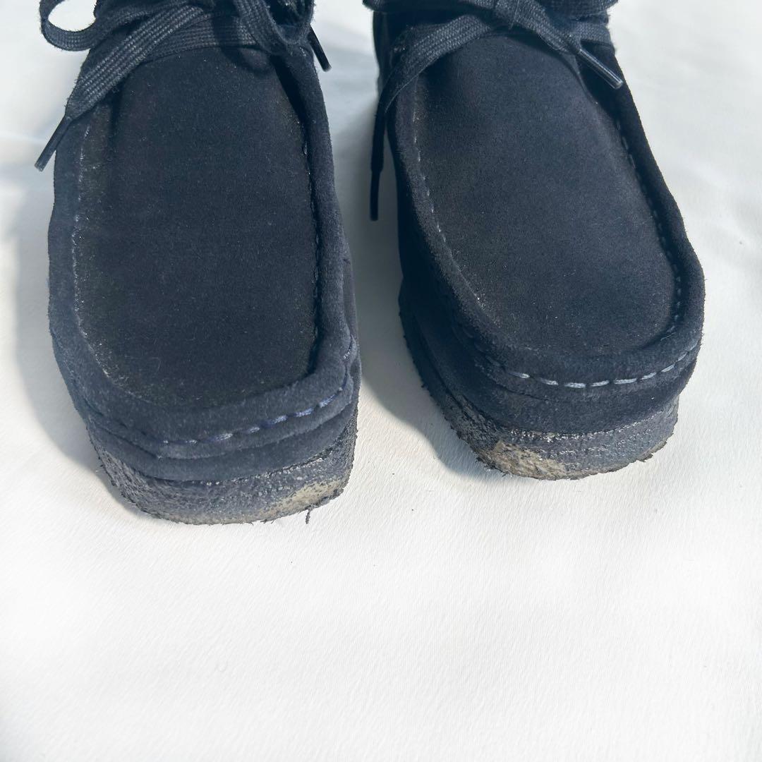 【希少・美品】ビューティー＆ユース 別注CLARKSWALLABEE NAVY