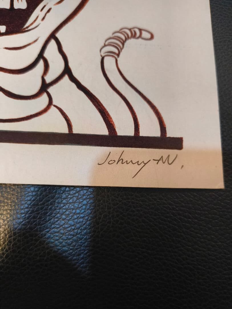 [貴重.原画] wc Johnny 原画