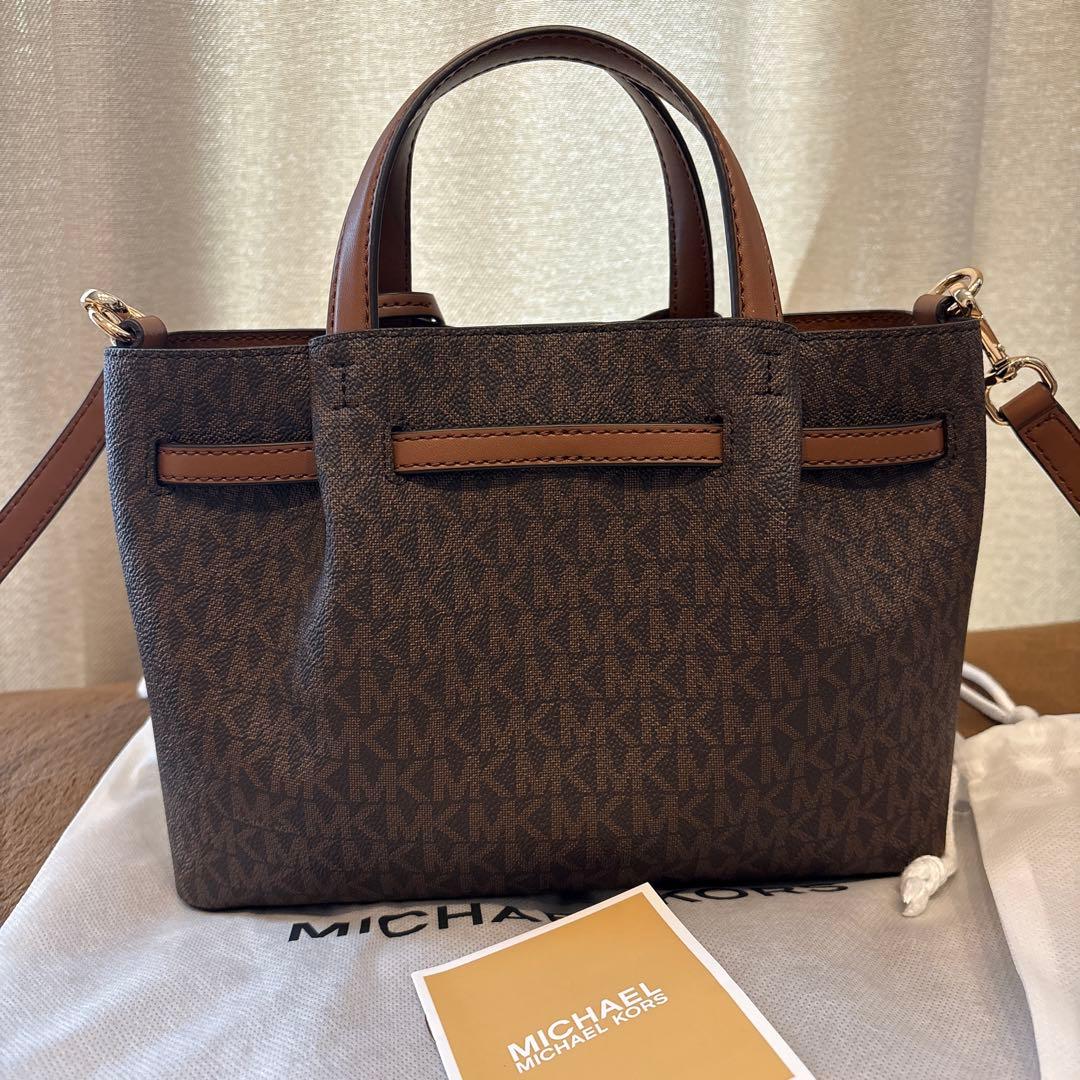 MICHAEL KORS ブラウン ショルダーバッグ、二つ折り財布