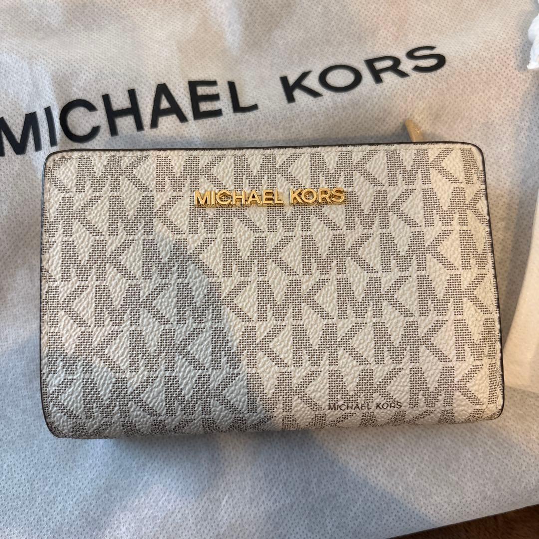 MICHAEL KORS ブラウン ショルダーバッグ、二つ折り財布