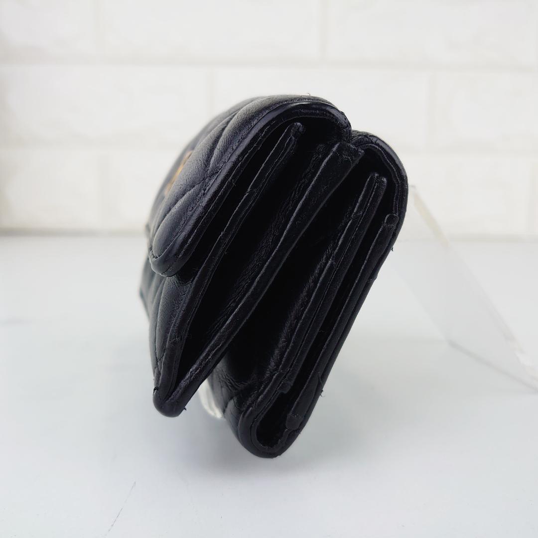 【めめ様用】シャネル　マトラッセ三つ折り　ナノ財布　【希少・カンボン柄】2197