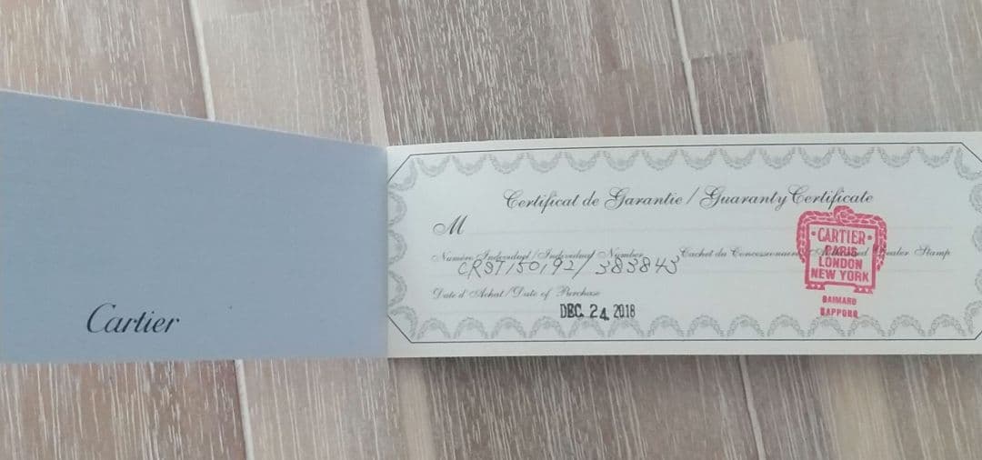 【新品未使用】Cartier ボールペン サントス 本体、専用ケース、箱、紙袋付