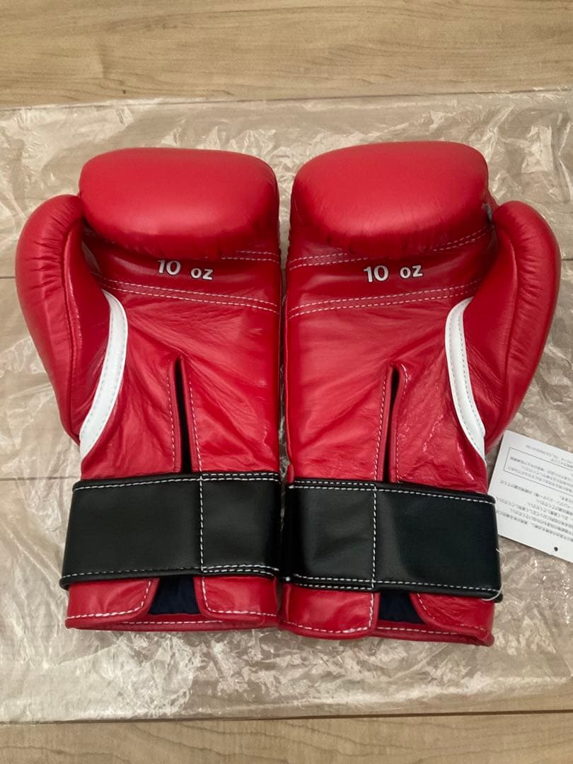 【新品】JABF10公認アマチュア試合用グローブ 赤10 oz