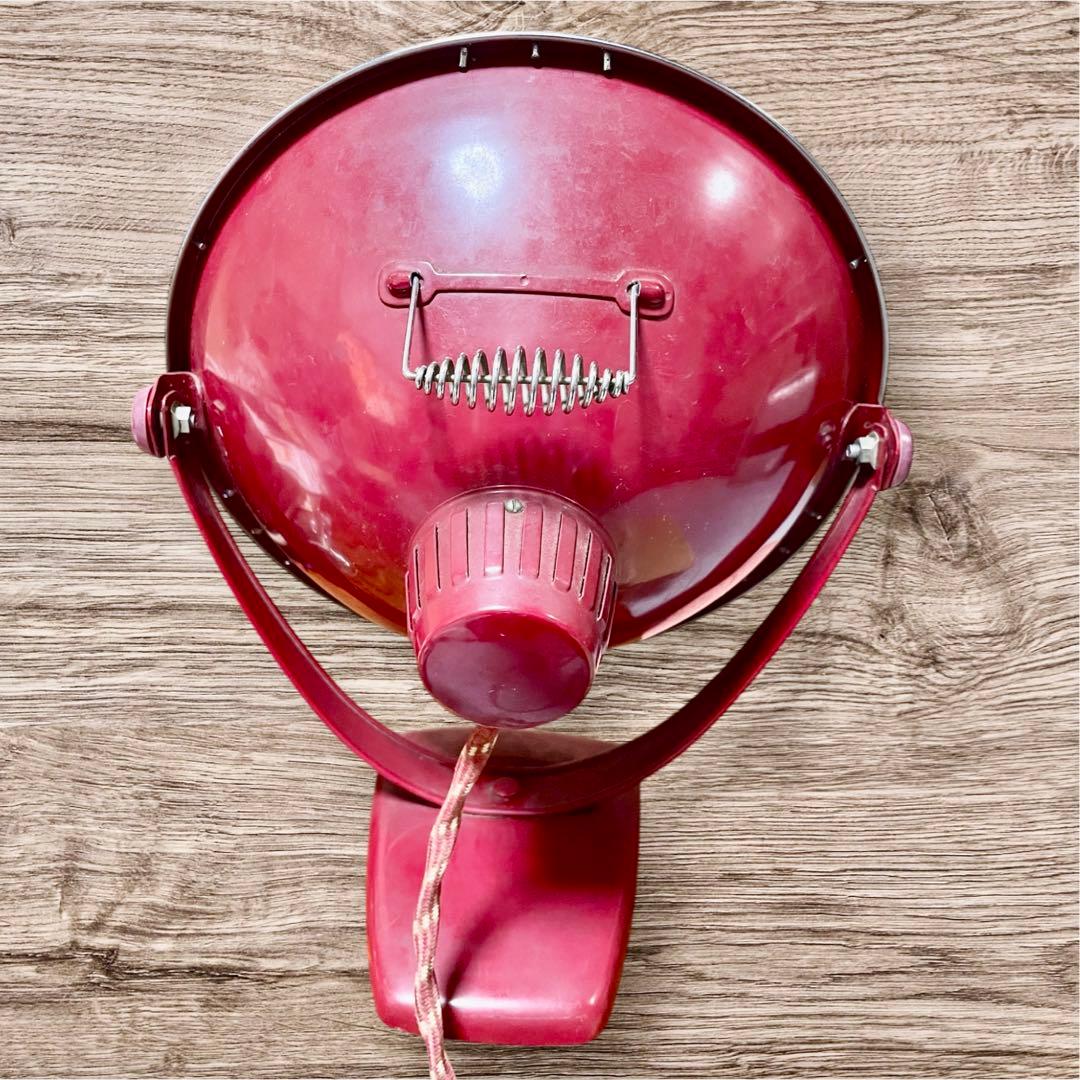 昭和レトロ　貴重品　東京芝浦電気株式会社　東芝　可愛い電気ストーブ　丸形　赤