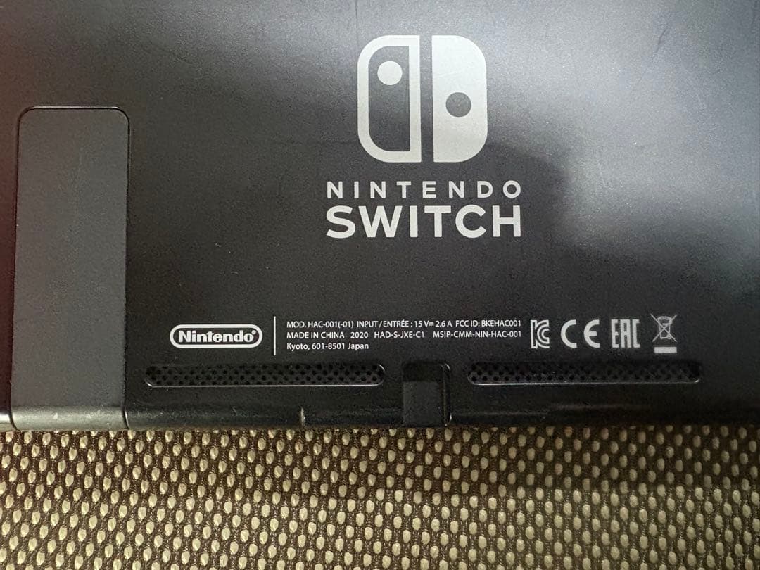 【動作確認済】Switch本体HAC-001(-01)ドッグ付 ジョイコン訳あり