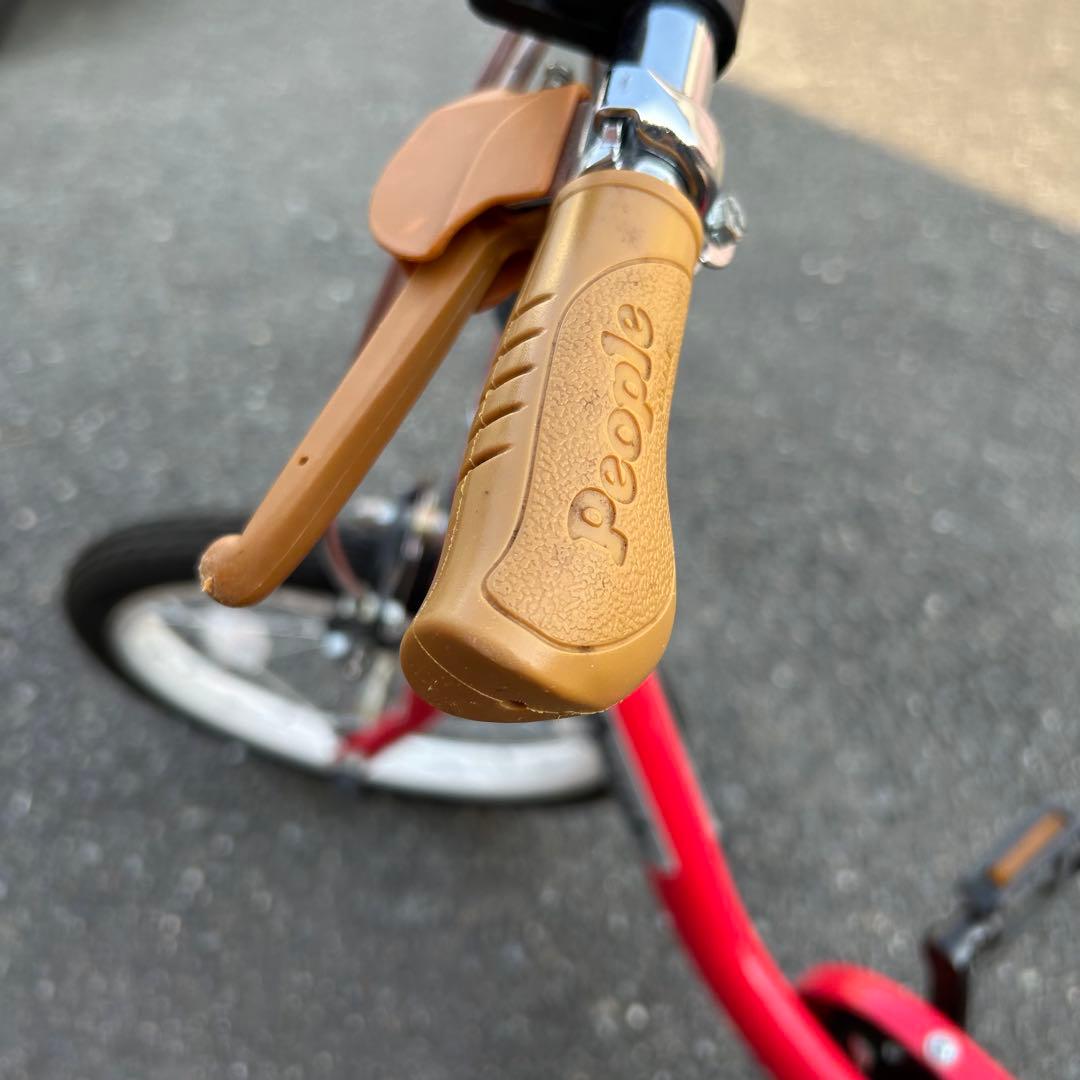 People 自転車 ケッターサイクル 16インチ バランスバイク 子供用 赤