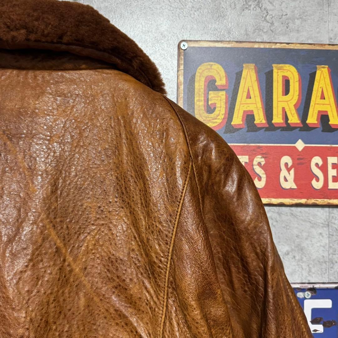 ゆ*と様 Golden Fleece G-1タイプ レザーフライトジャケット 本