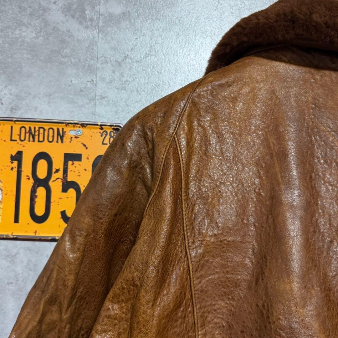 ゆ*と様 Golden Fleece G-1タイプ レザーフライトジャケット 本