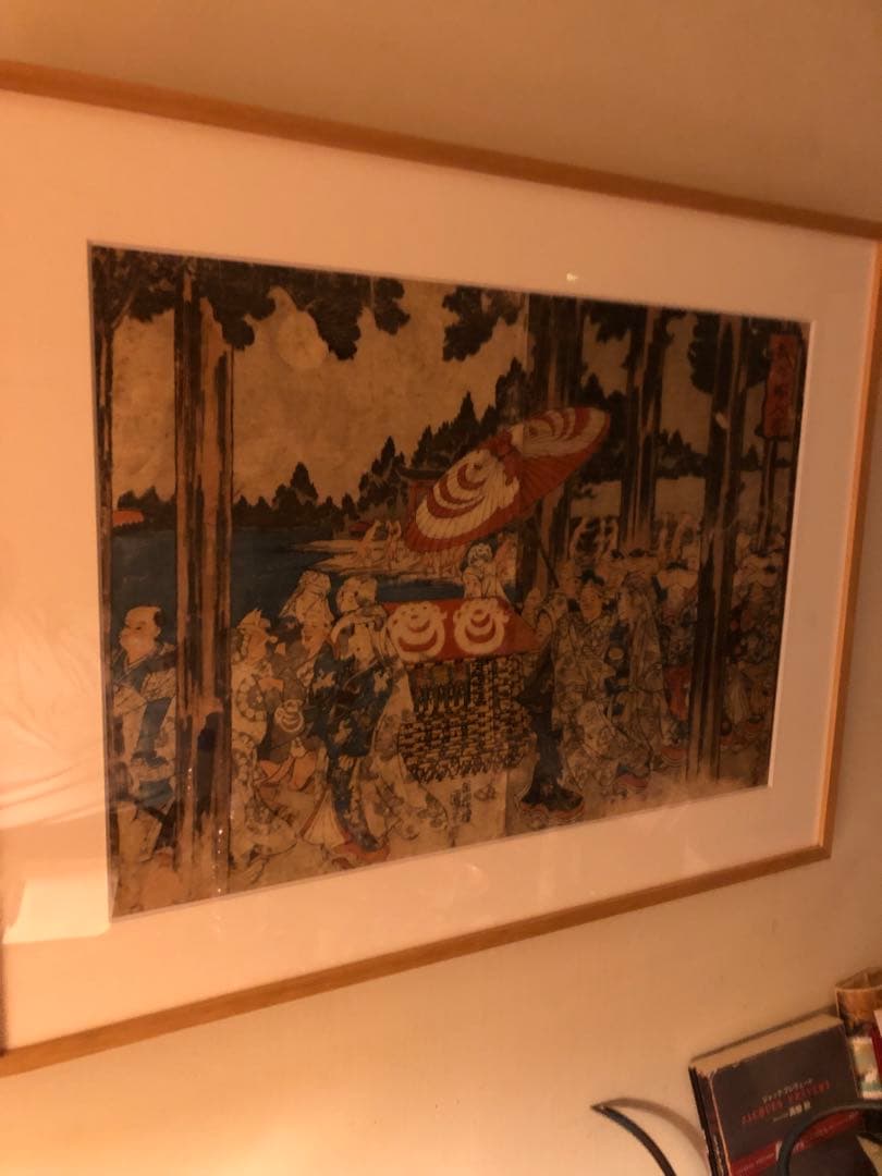 I*7様 狐の嫁入図　画:歌川国芳　1839-1842頃　浮世絵