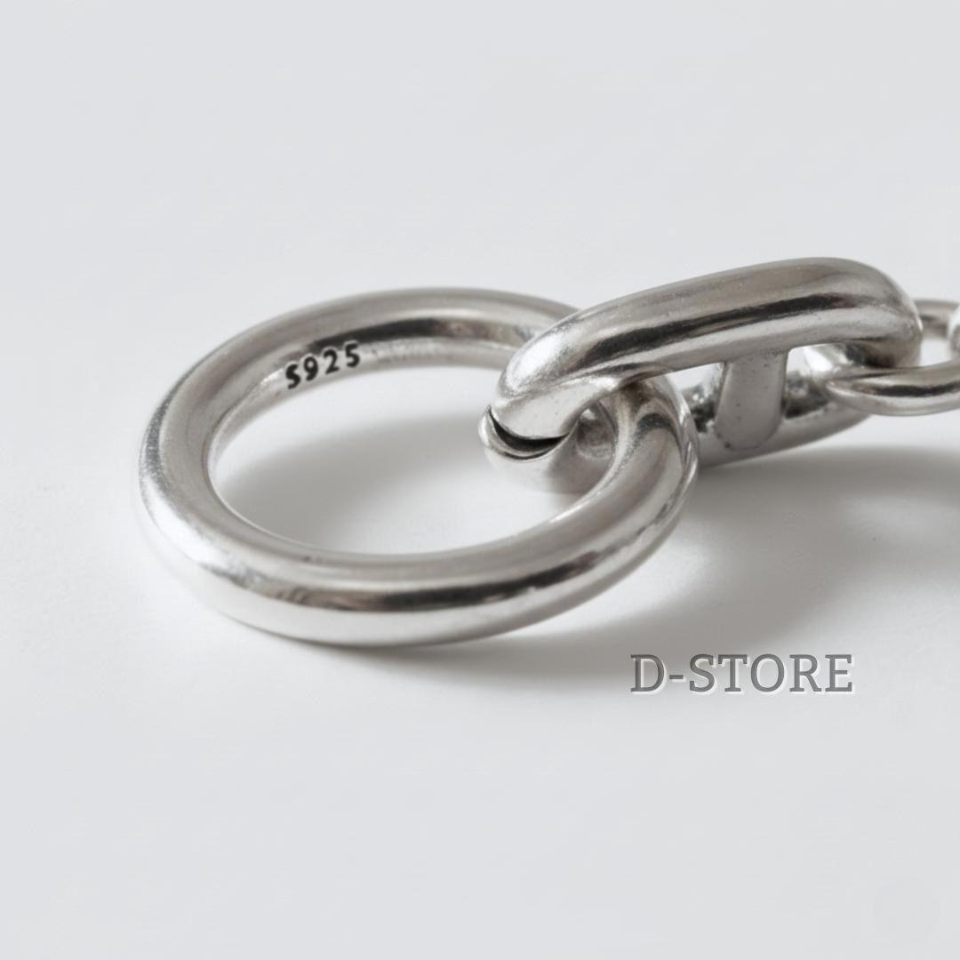 アンカーチェーン シルバー 925刻印 シェーヌダンクル ブレスレット