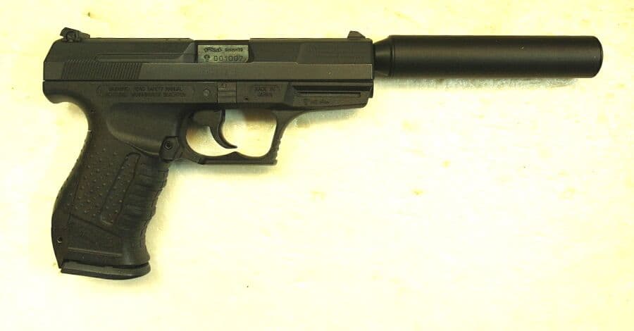 マルゼン Walther P99 BLOWBACK サイレンサー付きモデル