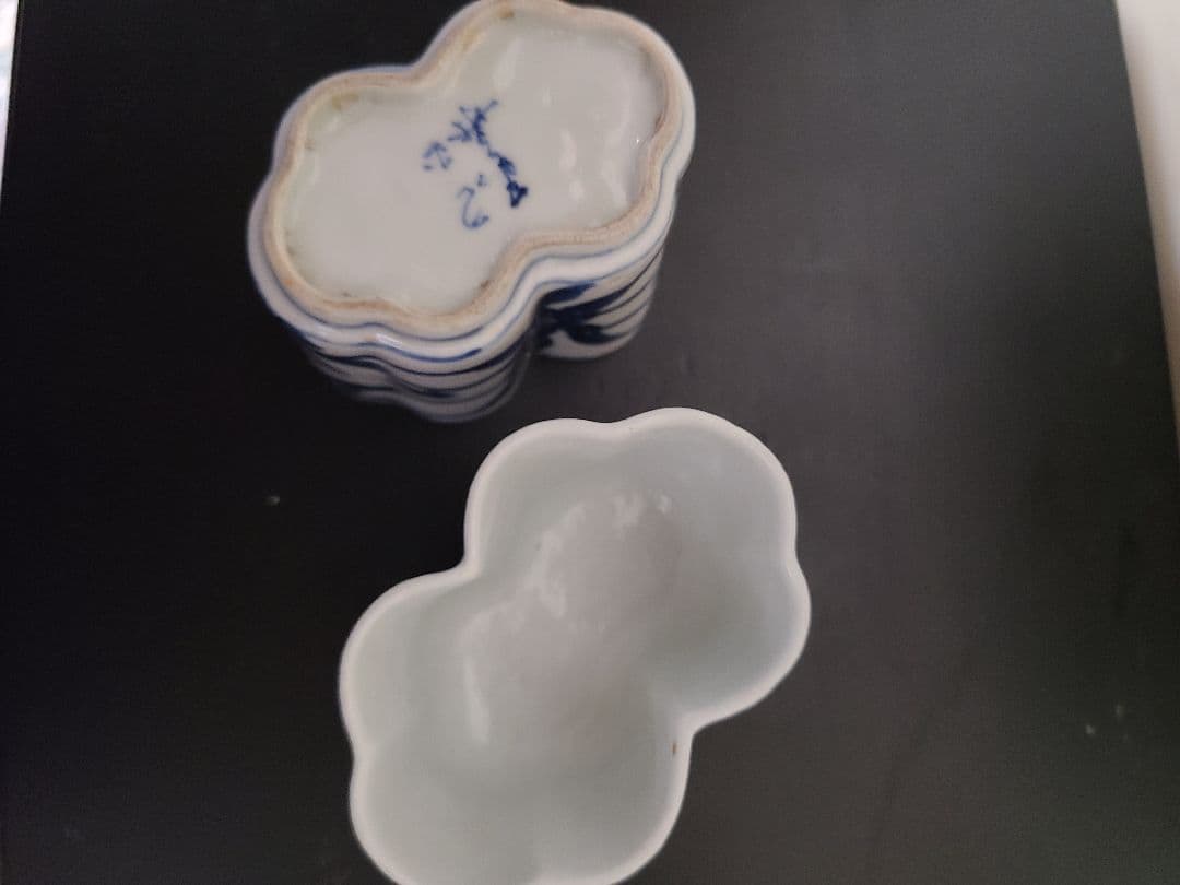 須田菁華造染付小鉢3客