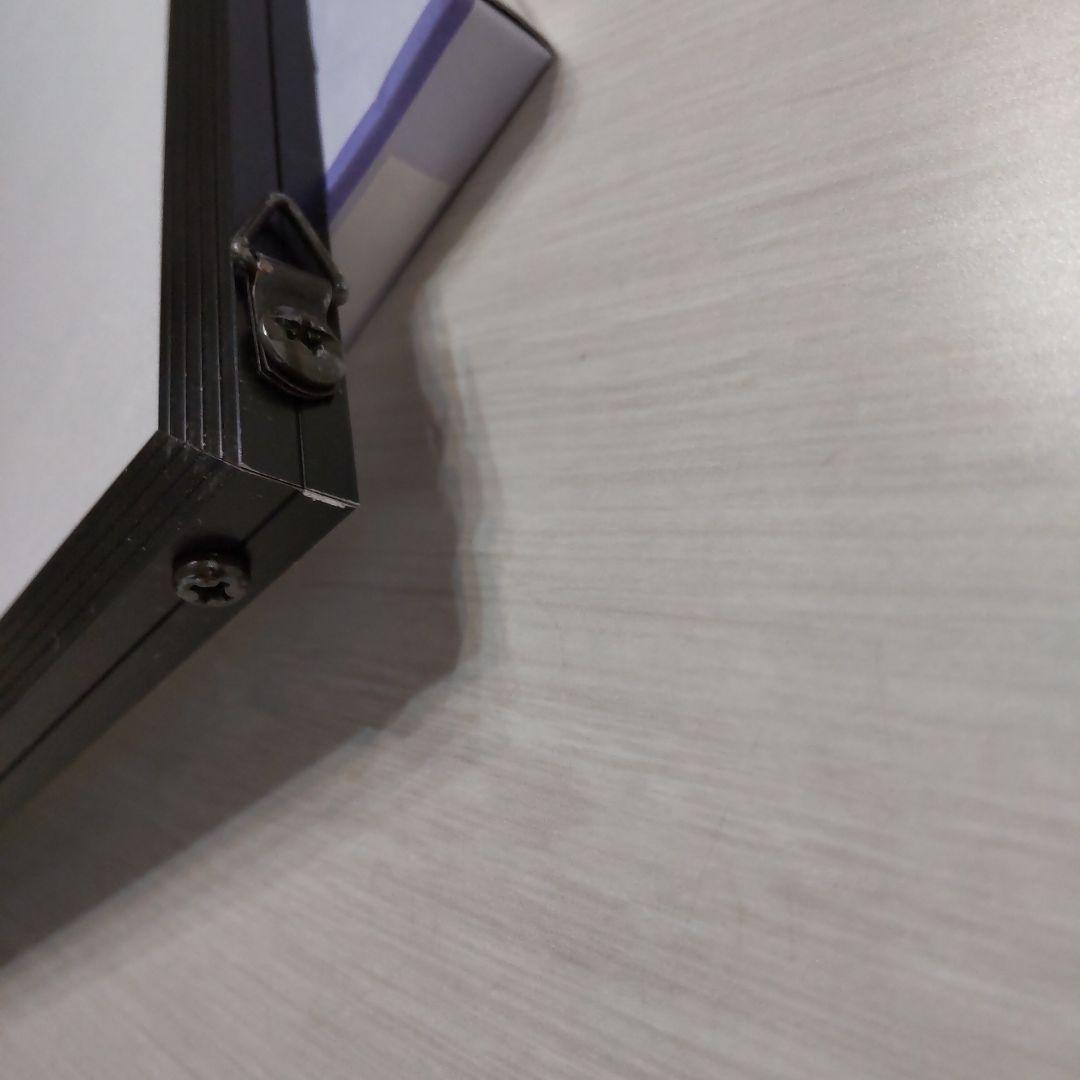 【10枚✩ポスター額】　ポスター　フレーム　黑　アルミ　額縁