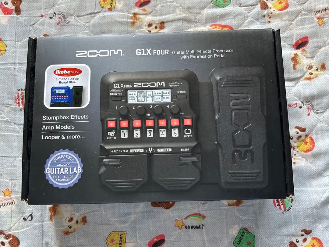 ギター ZOOM G1X FOUR  Blue IKEBE ORIGINAL